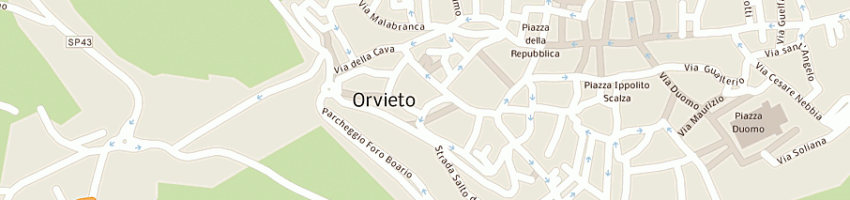 Mappa della impresa itinera piccola soc coop arl a ORVIETO