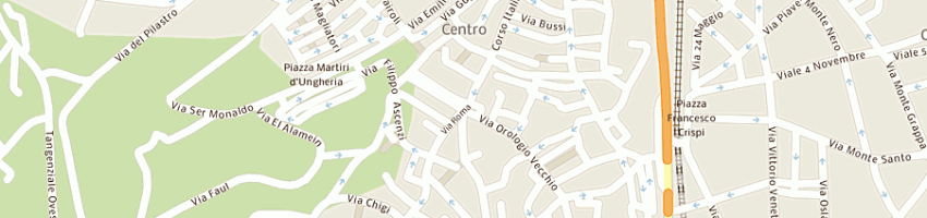 Mappa della impresa single srl a VITERBO