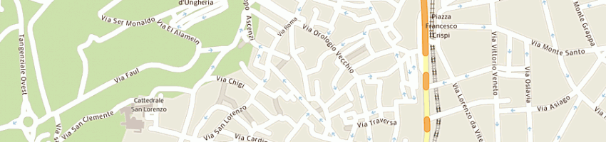 Mappa della impresa antico caffe' di neri sas a VITERBO