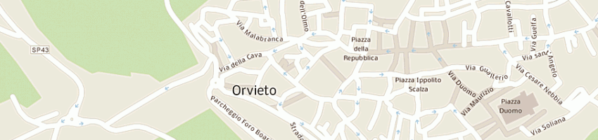 Mappa della impresa cgil camera confederale del lavoro - terni a ORVIETO