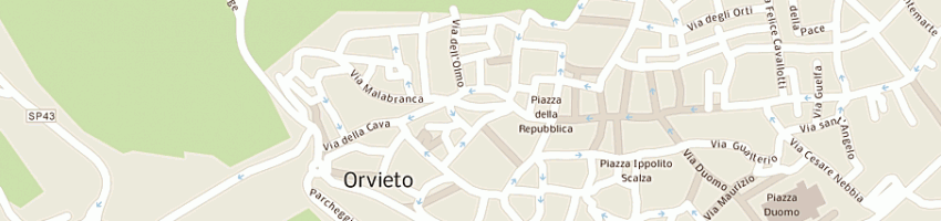 Mappa della impresa vincaffe' snc di galanelli stefano e c a ORVIETO