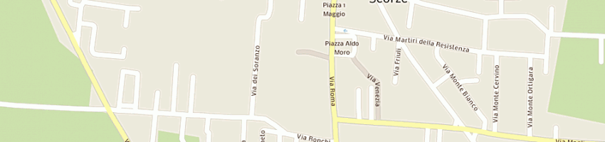 Mappa della impresa cassa di risparmio di venezia spa a SCORZE 