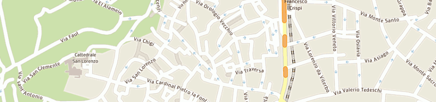 Mappa della impresa carabinieri a VITERBO