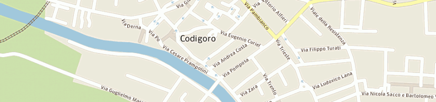 Mappa della impresa barbe' giovanni a CODIGORO