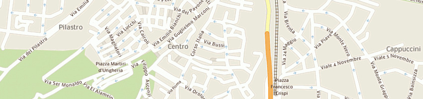 Mappa della impresa amministrazione provinciale di viterbo a VITERBO