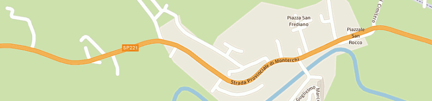 Mappa della impresa scuola elementare a MONTERCHI