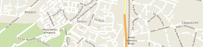 Mappa della impresa farina paolo a VITERBO