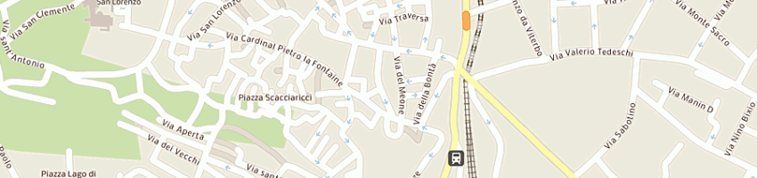 Mappa della impresa break bar di giordano simona sas a VITERBO