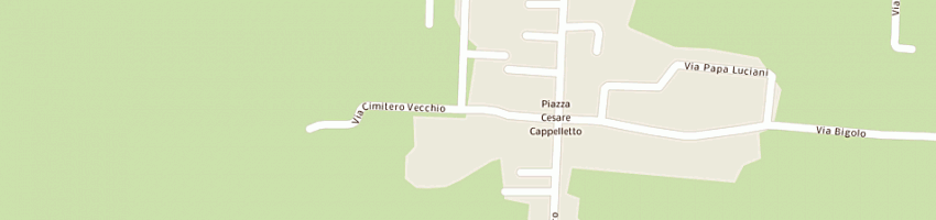 Mappa della impresa scattolin luigi sas a SCORZE 
