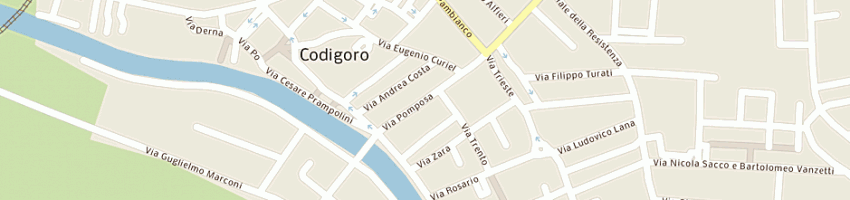 Mappa della impresa cosma cosimo a CODIGORO