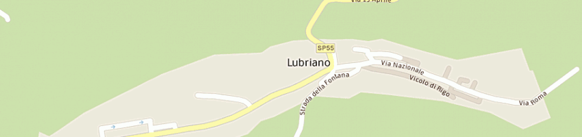 Mappa della impresa perazzini abbigliamento srl a LUBRIANO