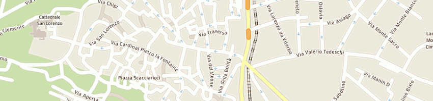 Mappa della impresa bianchidea di fiorucci ilena e c (snc) a VITERBO