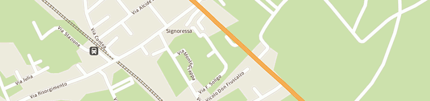 Mappa della impresa cale' parrucchieri di baseggio tamara a TREVIGNANO