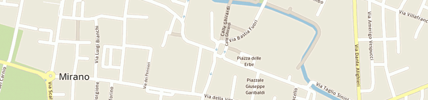 Mappa della impresa baldini andrea e moro mauro snc - agenzia sara assicurazioni a MIRANO