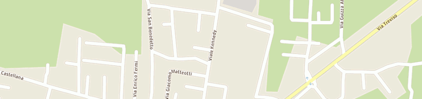 Mappa della impresa pizzeria michielan a SCORZE 