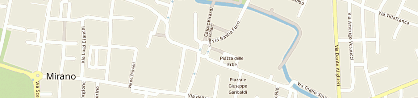 Mappa della impresa tabaccheria caccin a MIRANO