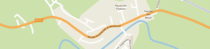 Mappa della impresa macelleria il gallo tofanelli e franchi (snc) a MONTERCHI