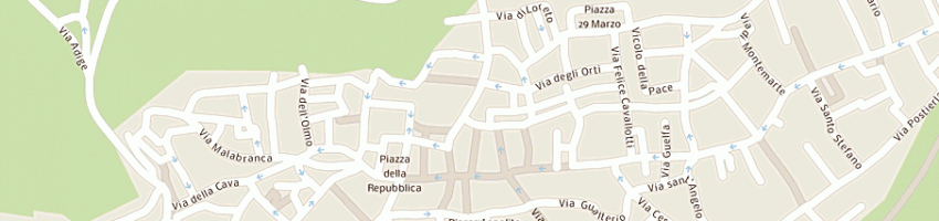 Mappa della impresa soc inface di mariani alberto e c a TERNI
