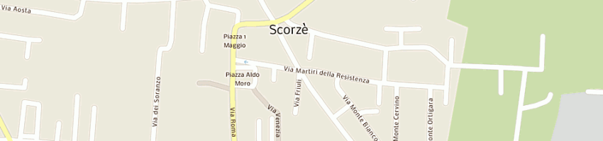 Mappa della impresa oltre oceano club a SCORZE 