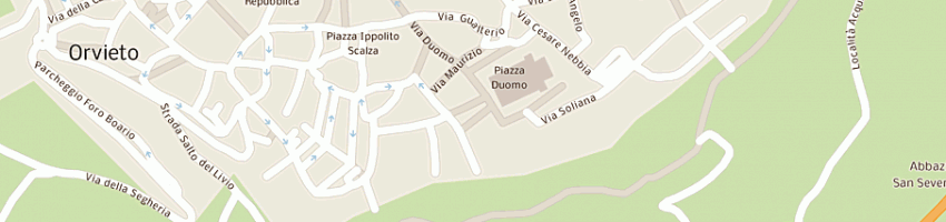 Mappa della impresa hotel maitani srl a ORVIETO