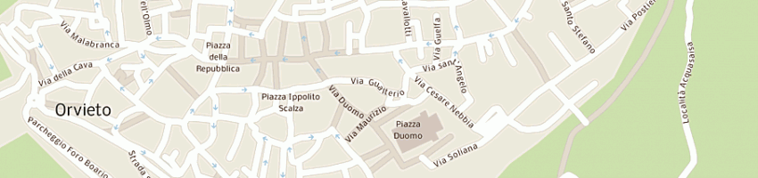 Mappa della impresa autoforniture orvieto sas a ORVIETO
