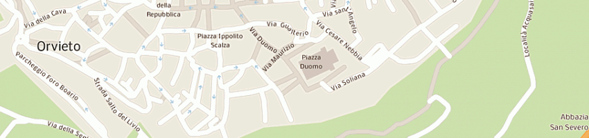 Mappa della impresa bar hescanas aretura srl a ORVIETO