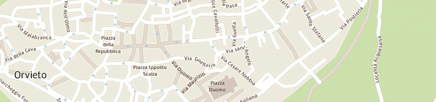 Mappa della impresa blo - blo antica gastronomia umbra snc di belliscioni martino e c snc a ORVIETO