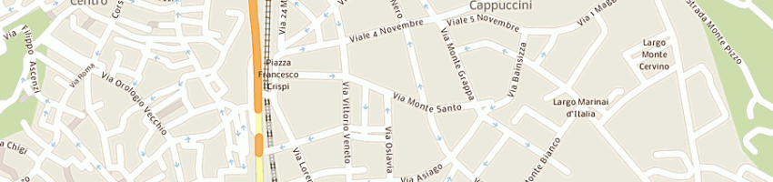 Mappa della impresa pasticceria charlotte di caporossi renzo e lupino moreno (snc) a VITERBO