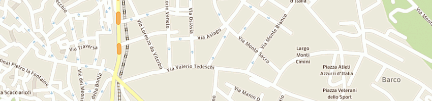 Mappa della impresa studio aquilani marazzi a VITERBO