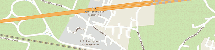 Mappa della impresa 3t snc di hirschi alice e c a PASSIGNANO SUL TRASIMENO