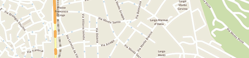 Mappa della impresa bar nunzi di nunzi mauro e c snc a VITERBO