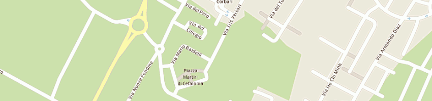 Mappa della impresa bar caffe' 93 di mariani marzia a FORLI 
