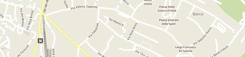 Mappa della impresa bianchini remo a VITERBO