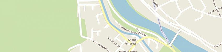 Mappa della impresa agenzia interregionale per il fiume po a MESOLA