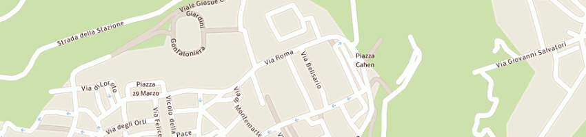 Mappa della impresa servi di maria a ORVIETO