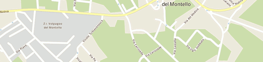 Mappa della impresa nuovo caffe' centrale di mantellina renato salvatore a VOLPAGO DEL MONTELLO