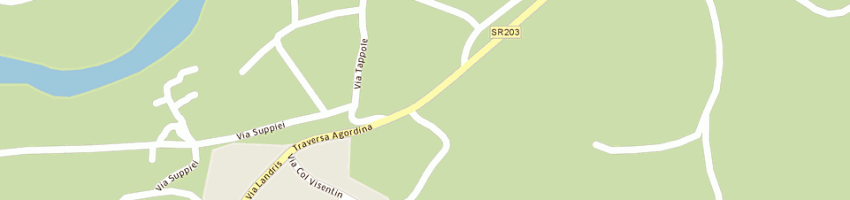 Mappa della impresa falegnameria pasa snc di pasa giorgio e c a SEDICO