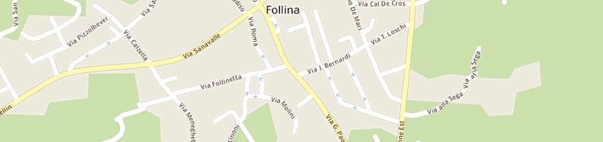 Mappa della impresa lasorgente snc a FOLLINA