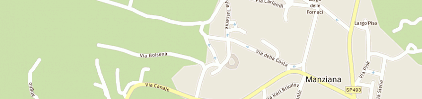 Mappa della impresa studio delta di alberetti luciano ecsas a MANZIANA