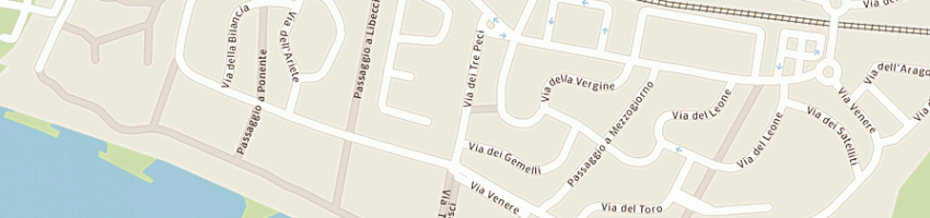 Mappa della impresa corsetti cadia a LADISPOLI