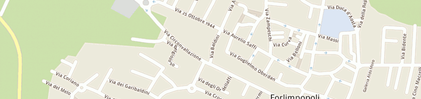 Mappa della impresa studio pragma di amaducci f e c sas a FORLIMPOPOLI