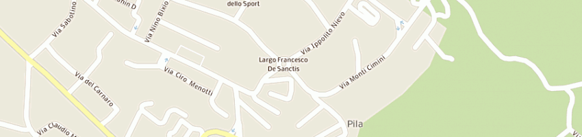 Mappa della impresa centro estetica luna di terzoli monica a VITERBO