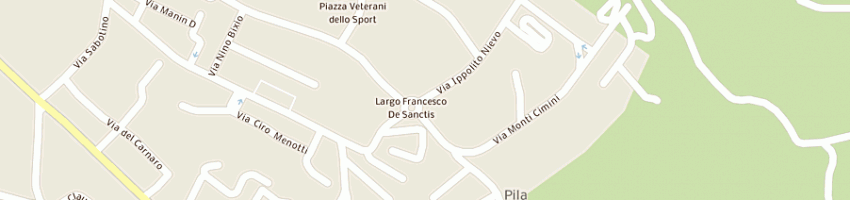 Mappa della impresa geko bar snc di ceccobelli daniele e c a VITERBO