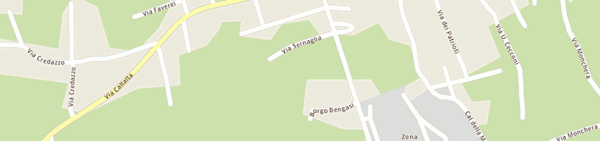 Mappa della impresa zago pietro e c snc a FARRA DI SOLIGO