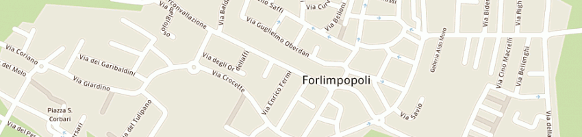 Mappa della impresa sami4 di di tondo filomena e landini alessandra sas a FORLI 