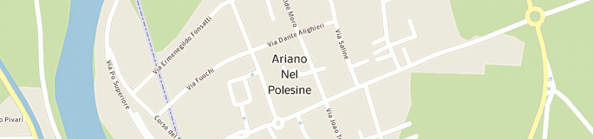 Mappa della impresa consorzio isola di ariano per i servizi sociali a ARIANO NEL POLESINE