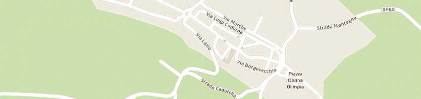 Mappa della impresa natali franco a VITERBO