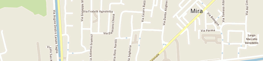 Mappa della impresa miele giuseppe a MIRA