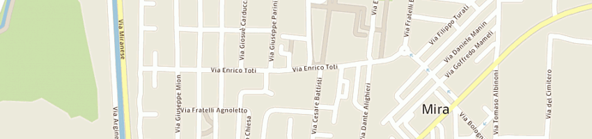 Mappa della impresa carabinieri a MIRA