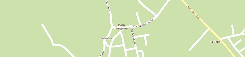Mappa della impresa gusatto maria speranza a MIANE